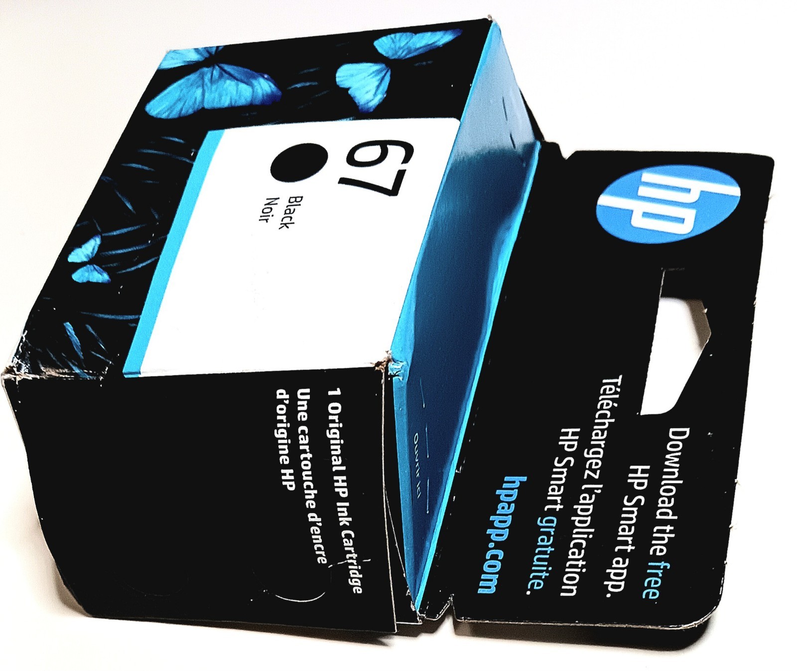 GENUINE OEM HP 67 Black Original Printer Ink Cartridge 3YM56AN#140 BRAND NEW!