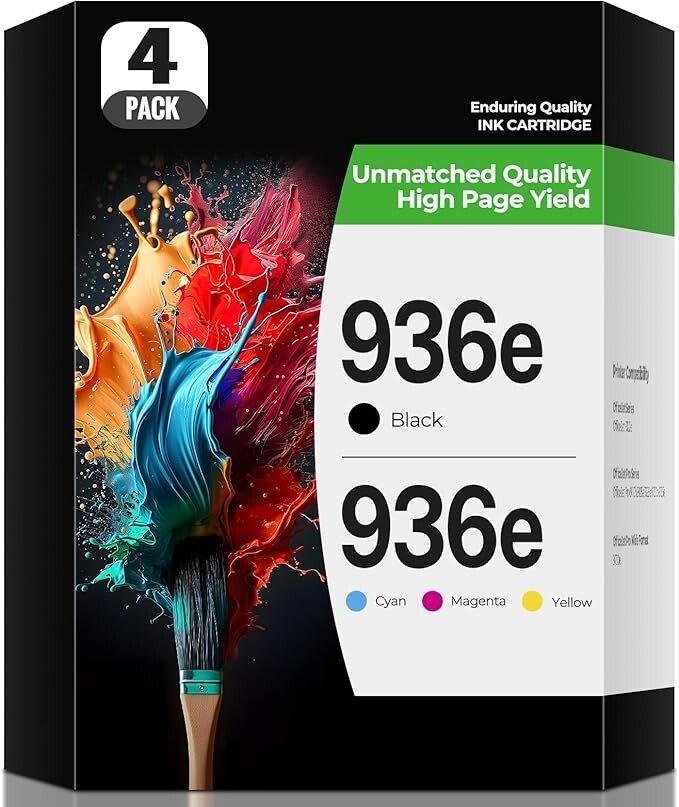 936e Compatible Ink Cartridges For HP 936XL OfficeJet Pro 9125e 9135e 9730e 9135
