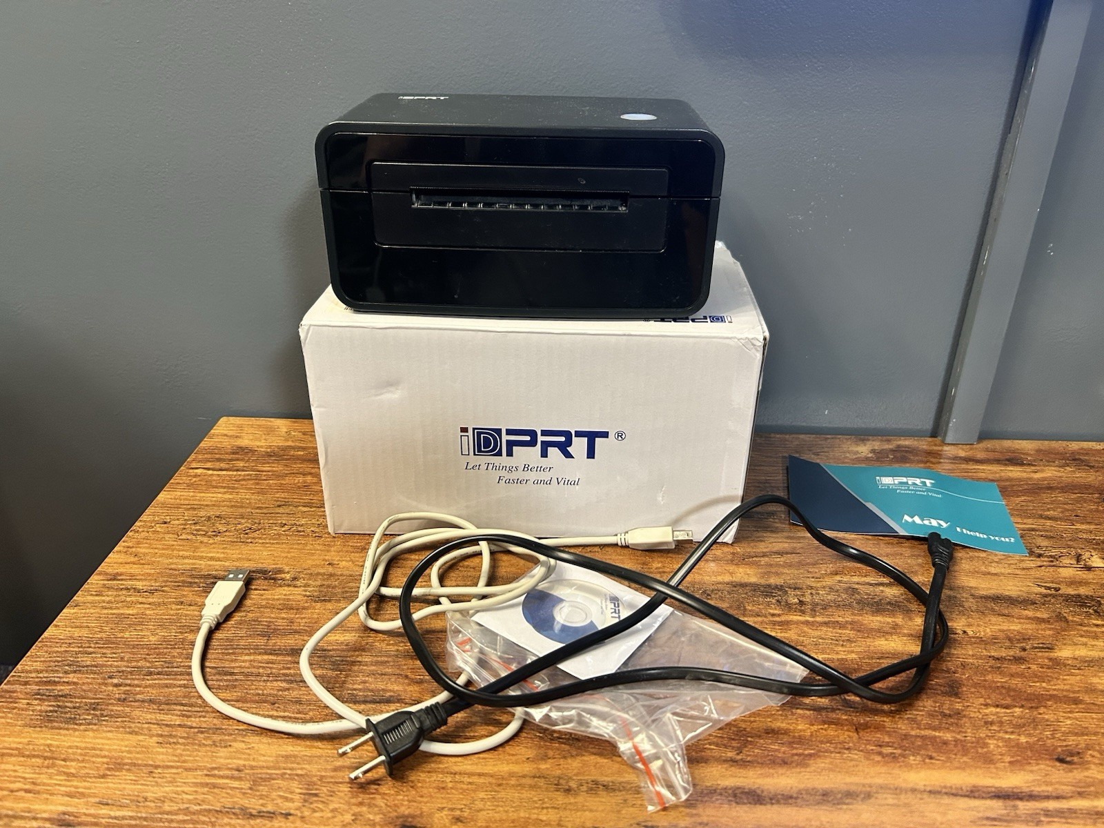 iDPRT SP410 Direct Thermal Label Printer – FOR PARTS or Repair – SEE ALL PHOTOS