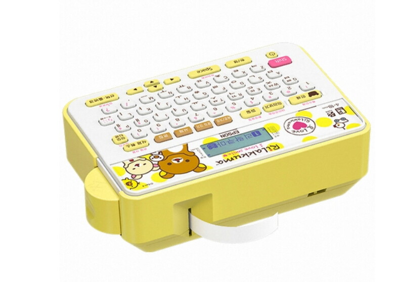 Epson Rilakkuma Label Printer LWH200RK 4~18mm 6.8×4.3×0.2in 400g *English/Korean