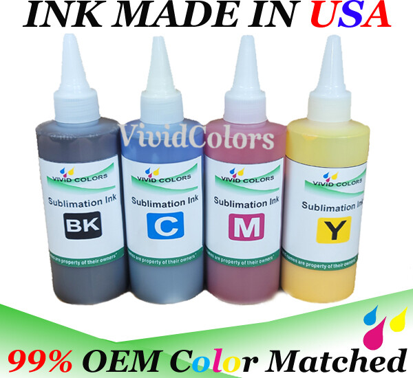 PREMIUM DYE SUBLIMATION INK 100ML BOTTLES FOR Ecotank ET-2720 ET- 2760 PRINTERS