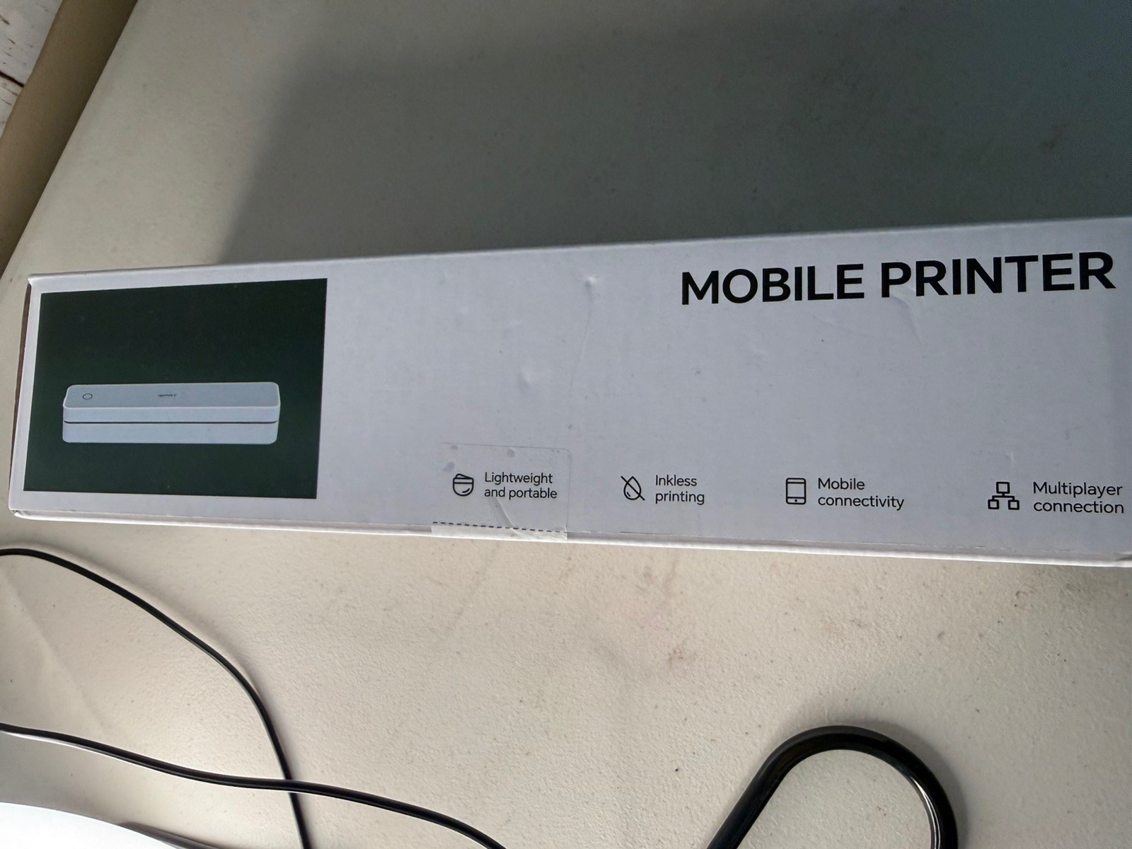 HPRT MT610 Pro Mobile Printer Wireless for Travel, Inkless Bluetooth Compact