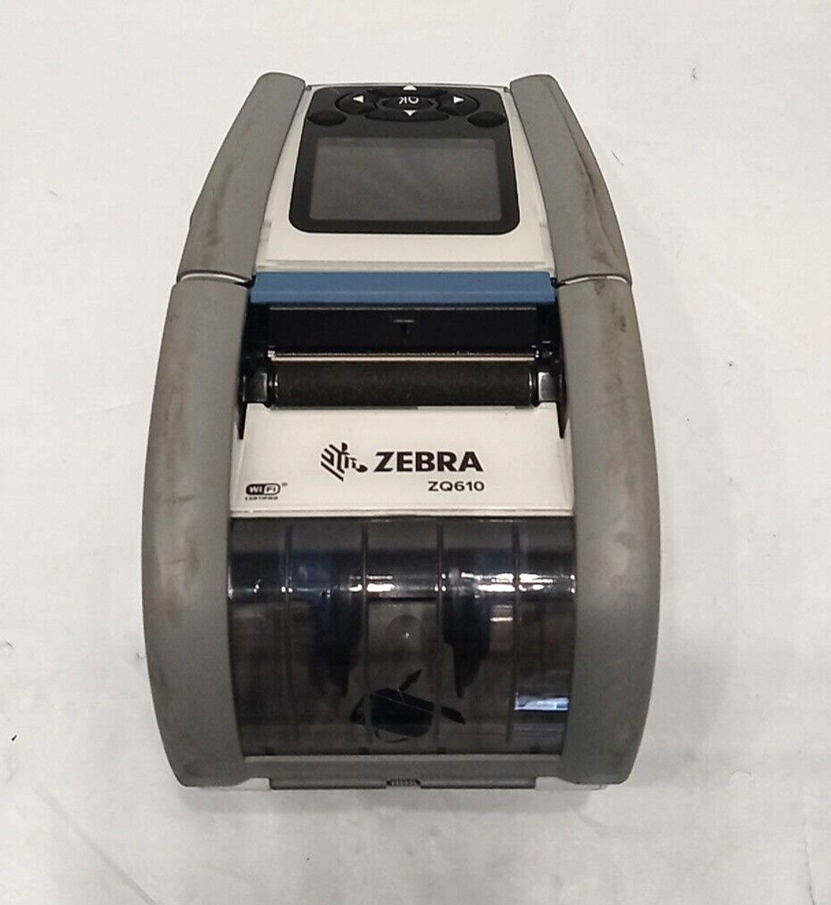 Zebra ZQ610 Mobile Direct Thermal Label Printer ZQ61-HUWA000-00 SAme As Pictures