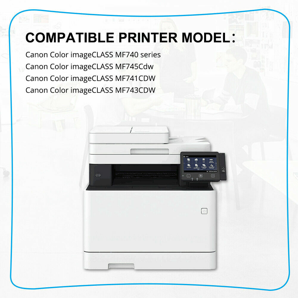 4 PK CRG-055 Toner Set For Canon imageCLASS MF743Cdw MF745Cdw MF746Cdw With CHIP