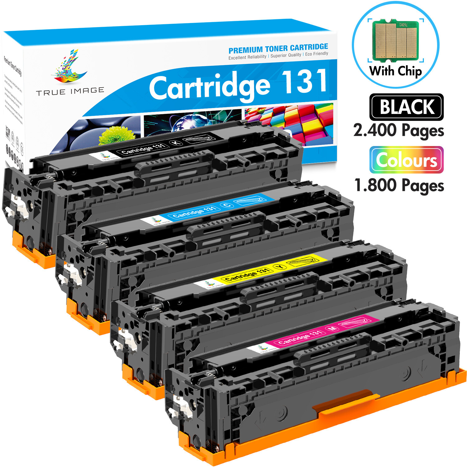 Toner Compatible for Canon CRG-131 imageCLASS LBP7110Cw MF8280Cw 624Cw 628Cw lot