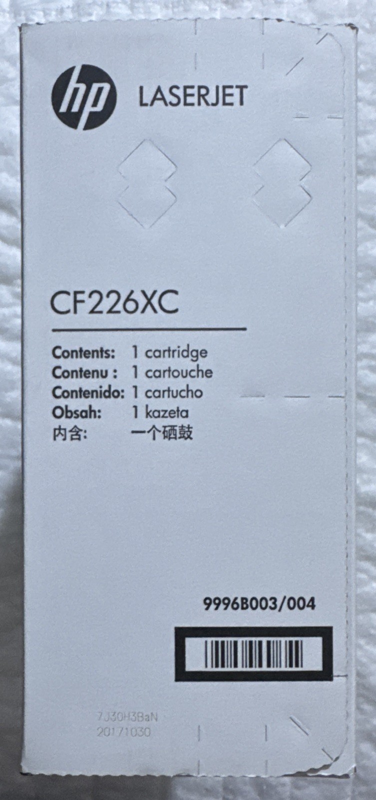 HP 26X Black Toner CF226XC For HP LaserJet Pro M402, MFP M426 Genuine Sealed Box