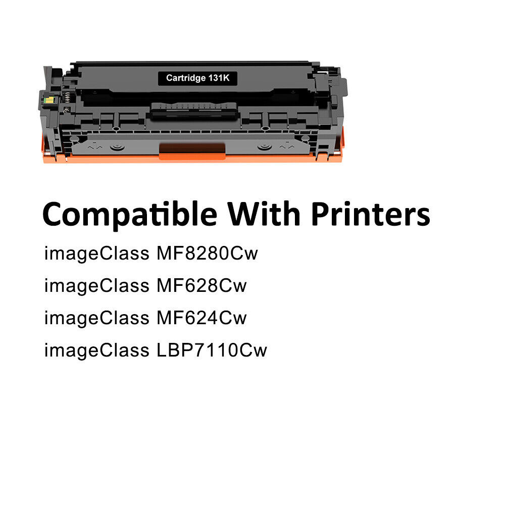 4PK Toner Compatible For Canon 131 imageCLASS MF8280CW MF624CW MF628CW LBP7110CW
