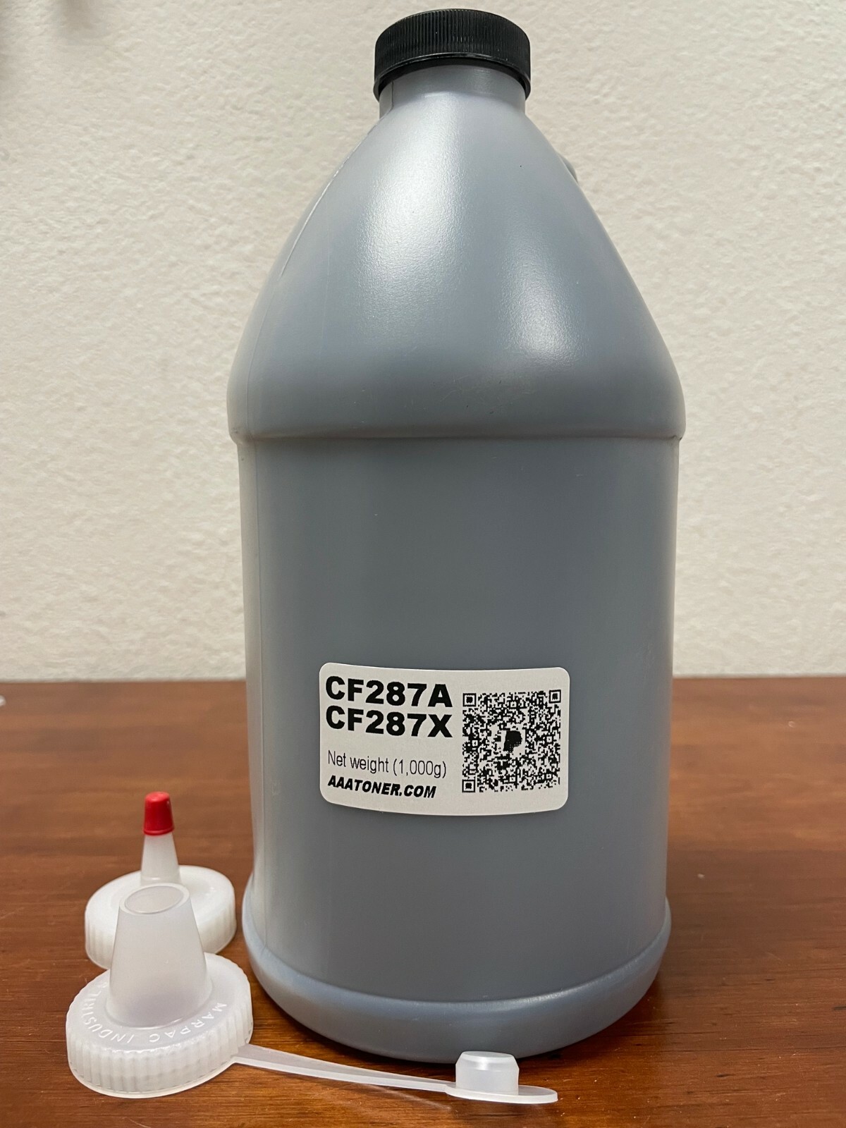 (1,000g) BULK Toner Refill for HP CF287A (87A), CF287X (87X) M501, M506, M527