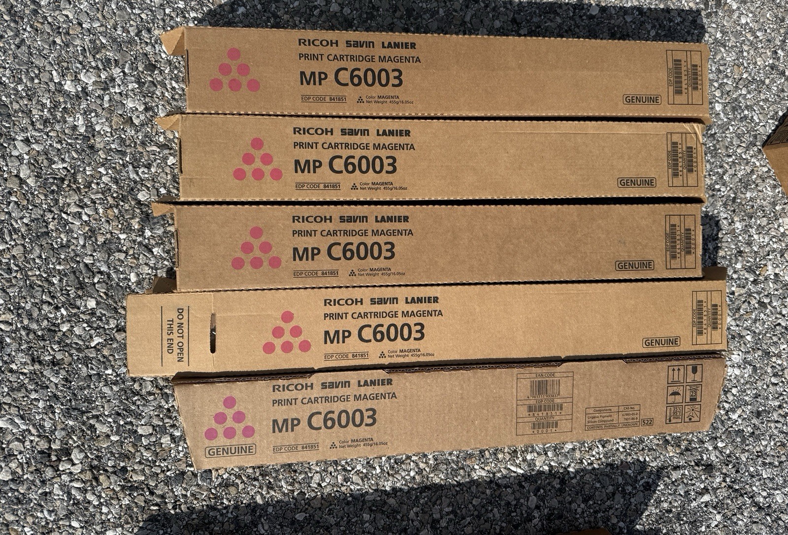 Ricoh MP C6003 841851 Magenta Genuine New Toner Cartridge (BRAND NEW)