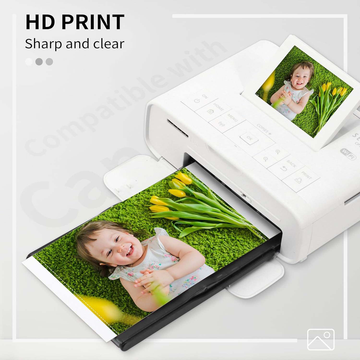Compatible Canon Selphy CP1500 Ink and Paper for Selphy CP1300 CP1200 CP1000 CP9