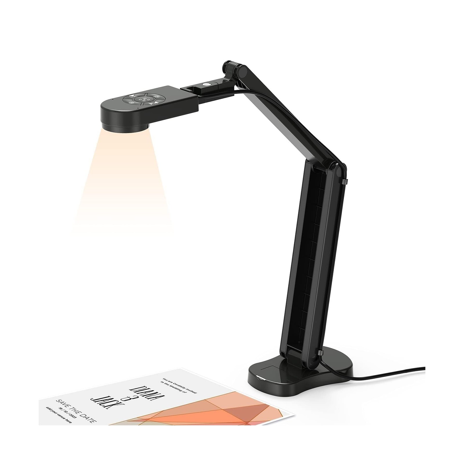 4K USB Document Camera for Teacher, 8MP Webcam & Visualiser for A3 Size with …