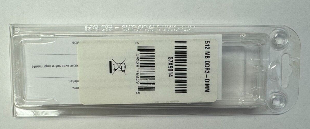 Genuine Lexmark 57X9014 512MB x16 DDR3 Printer Memory 4 MS510 MS610 M1145 MS517