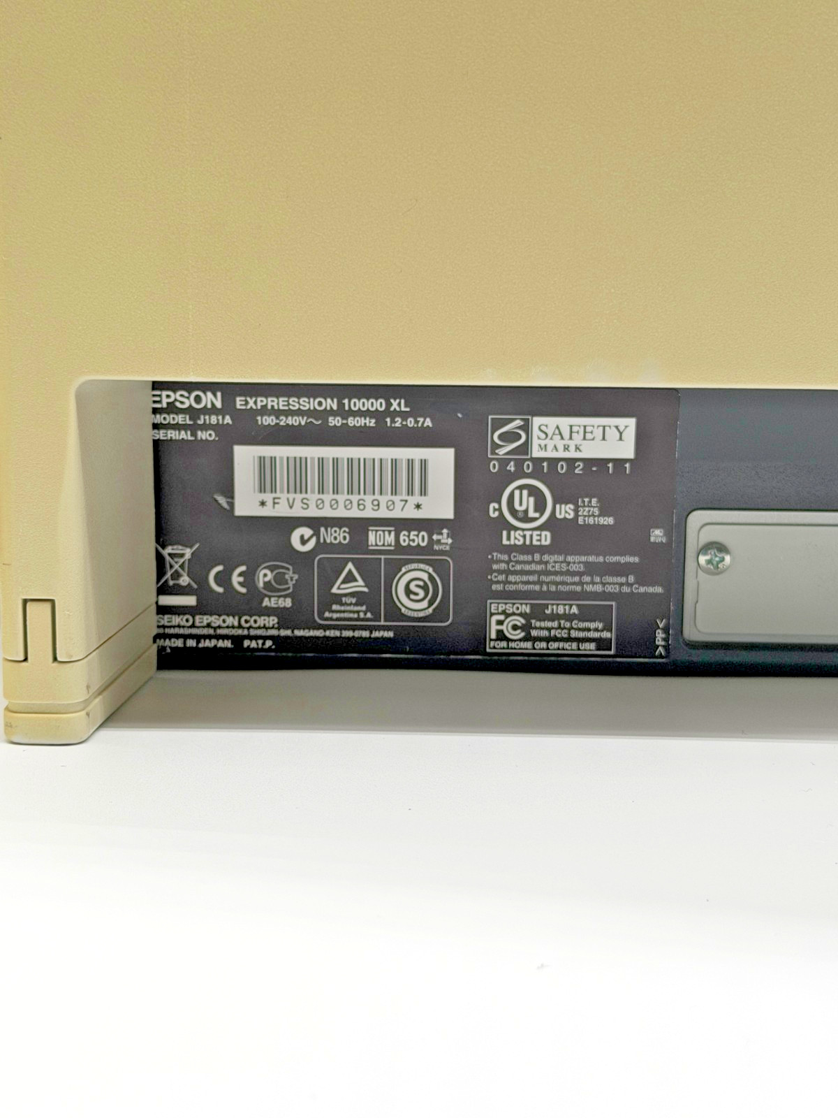 Epson Expression 10000XL J181A Flatbed Scanner W/ Epson A3 Auto Document Feeder