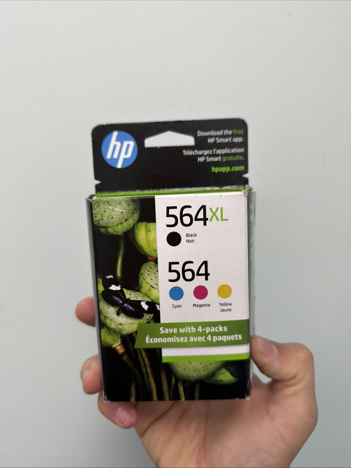 HP 564XL/564 High-Yield Black, Cyan, Magenta, Yellow Ink Cartridges Exp May 2027