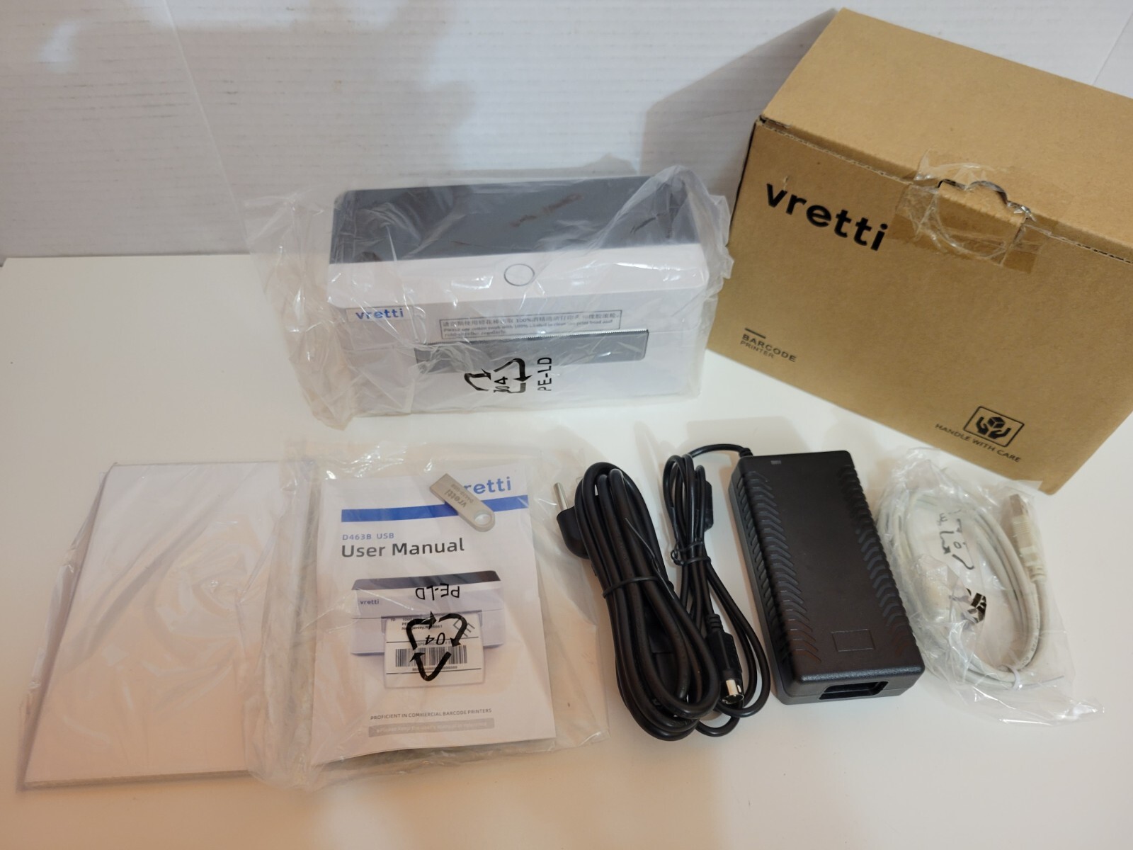 VRETTI Thermal Shipping Label Printer 4×6 Wireless Bluetooth Label Printer Wifi