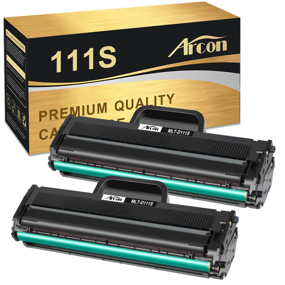 2 Pack Black MLT-D111S Toner Cartridge for Samsung Xpress M2020W M2070FW M2024