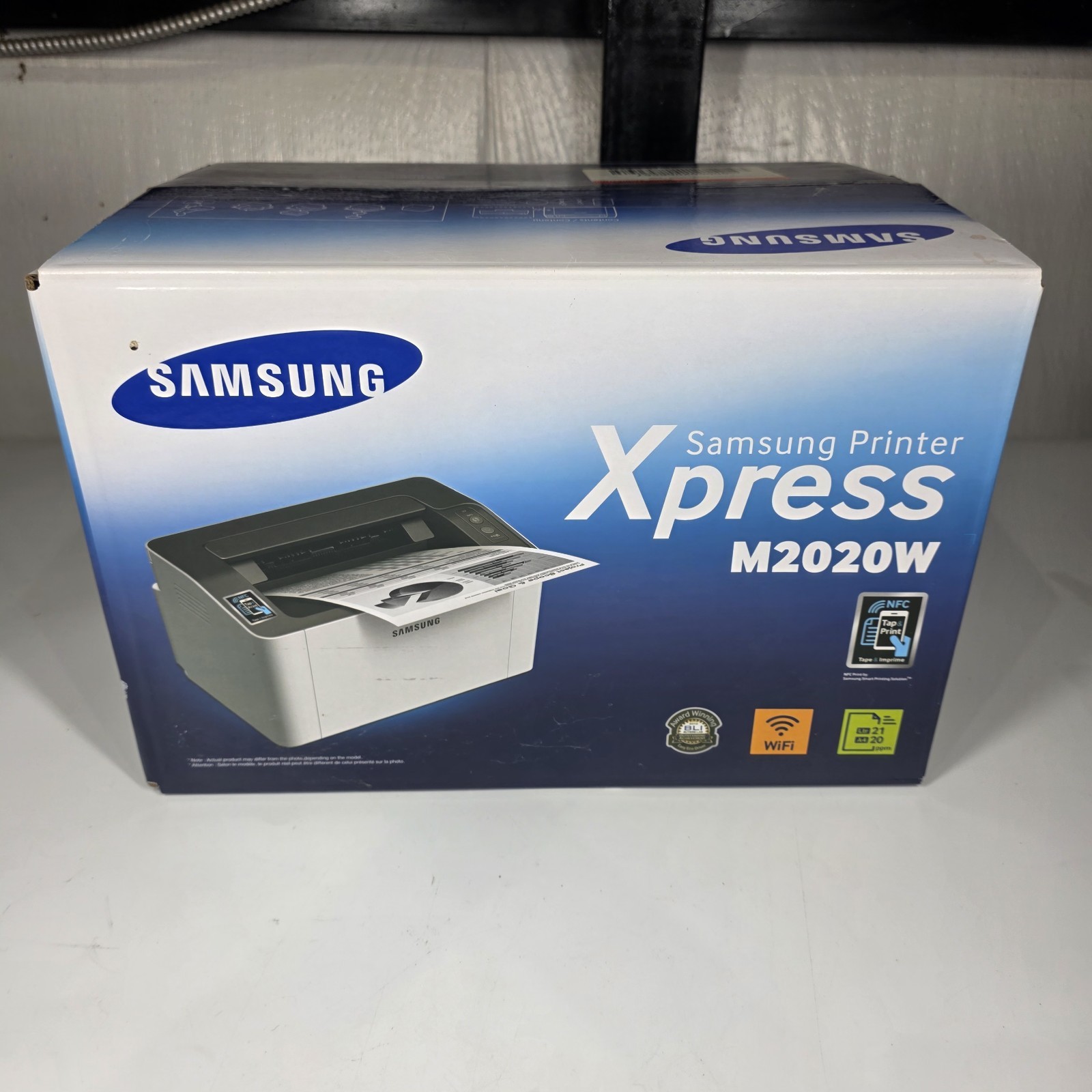 Samsung Xpress M2020W Wireless Monochrome Laser Printer NFC WiFi New Open Box