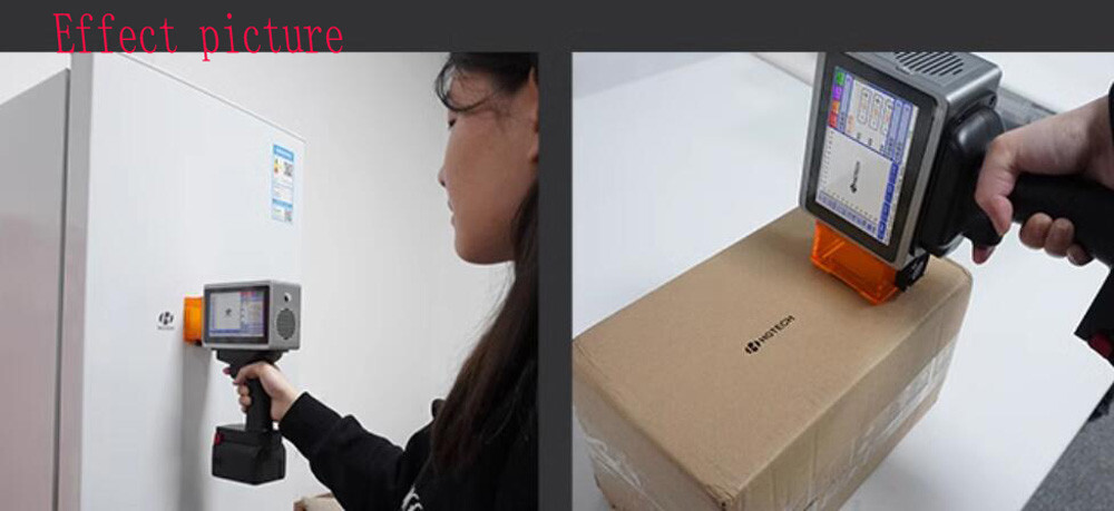 5in Touch Screen Portable Hand-held Laser Coding Printer Batch Expiry Date Print