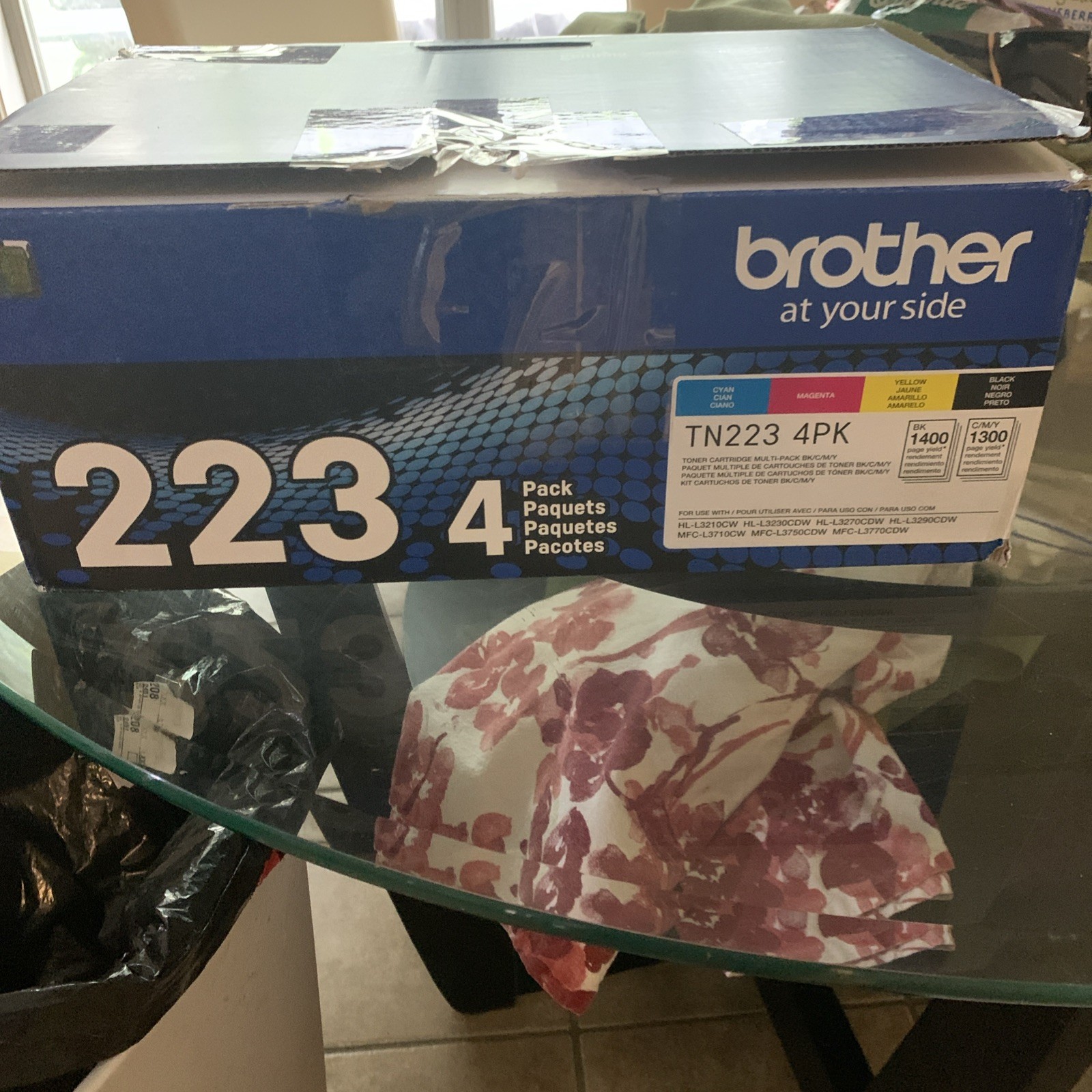 Brother Standard-Yield Toner – Pack of 4 (Black/Cyan/Magenta/Yellow)