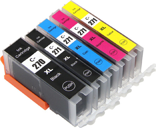 XL Ink Catridges Combo Pack use for PGI270 CLI271 Canon MG6820 MG6821 MG6822