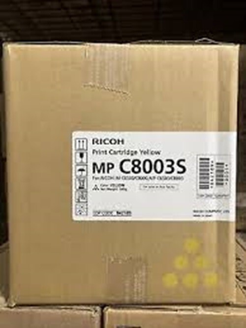 GENUINE RICOH PRINT CARTRIDGE MP C8003S YELLOW 842149