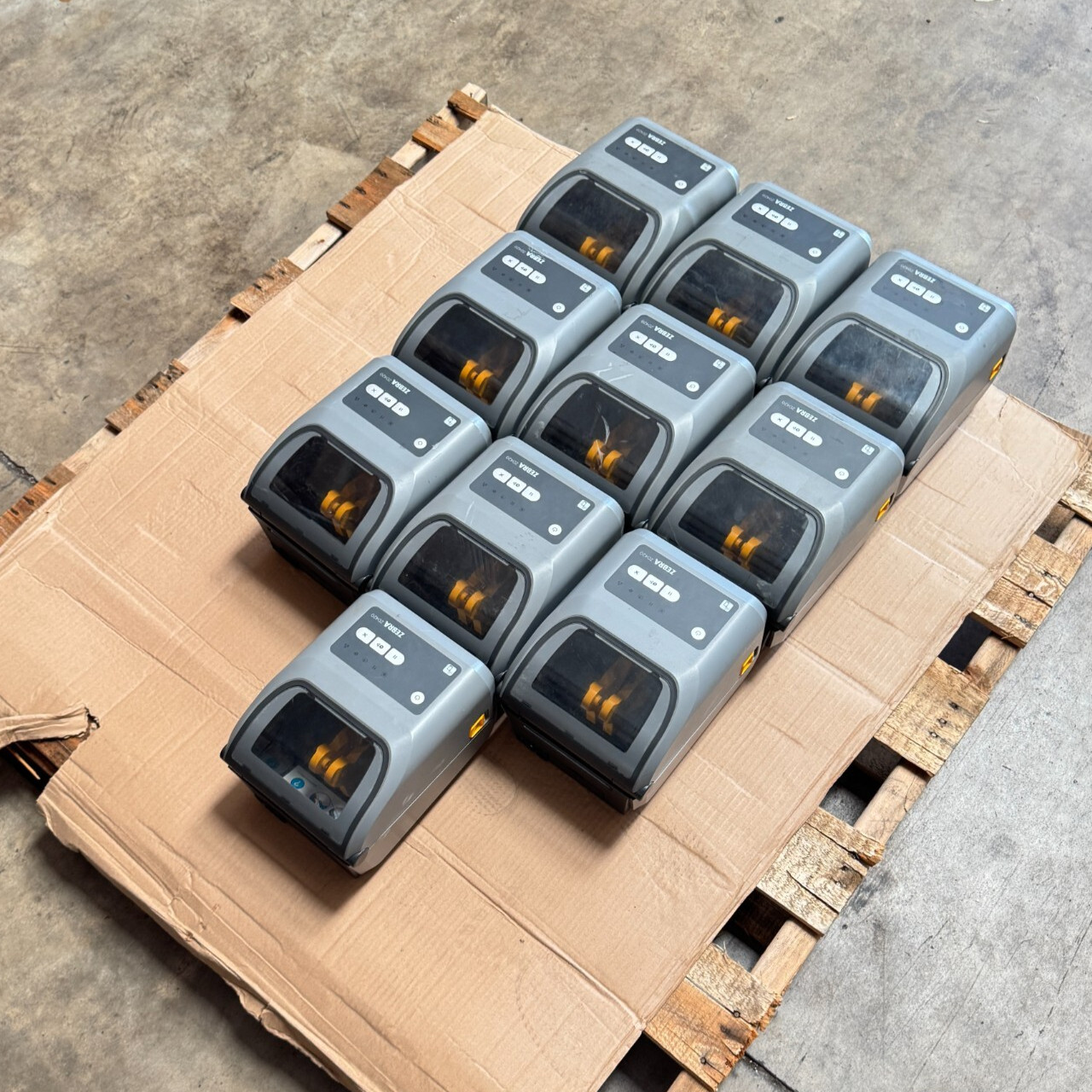 LOT of 10🔥Good Condition Zebra ZD420 Thermal Transfer Label Printers No Adapter