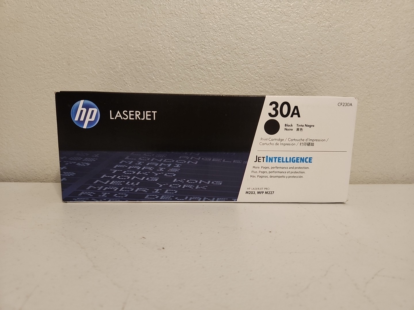 NEW SEALED HP 30A Black Original LaserJet Toner Cartridge, ~1,600 pages, CF230A