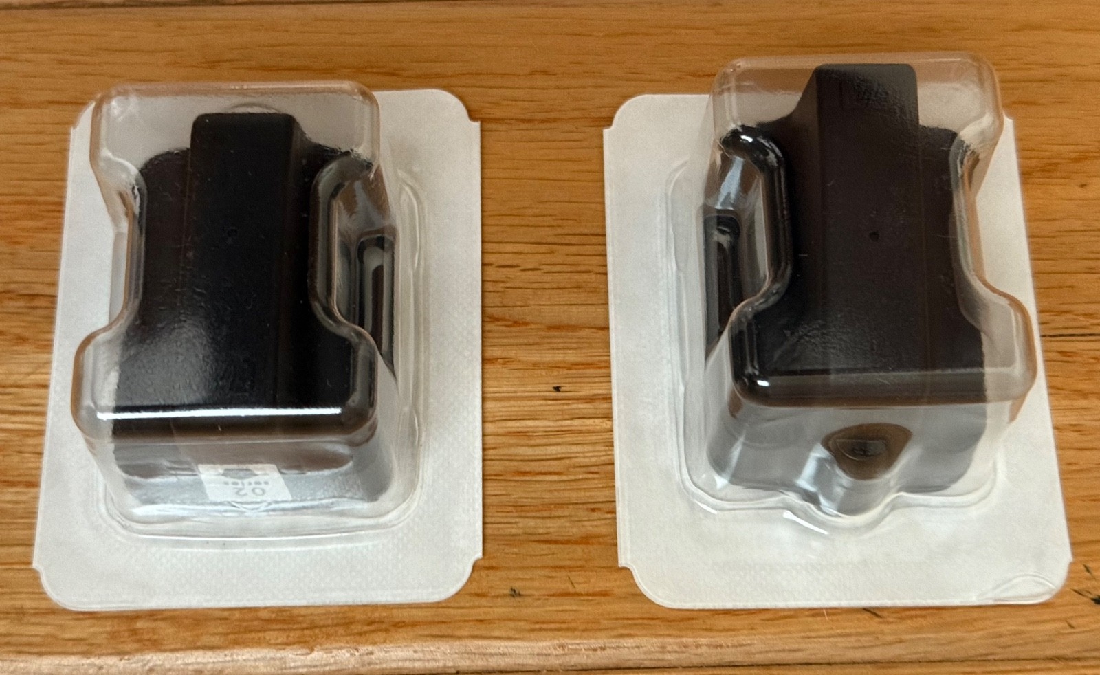 PAIR HP Vivera Ink Cartridge 02 Black CB279W New for HP Photosmart Printer