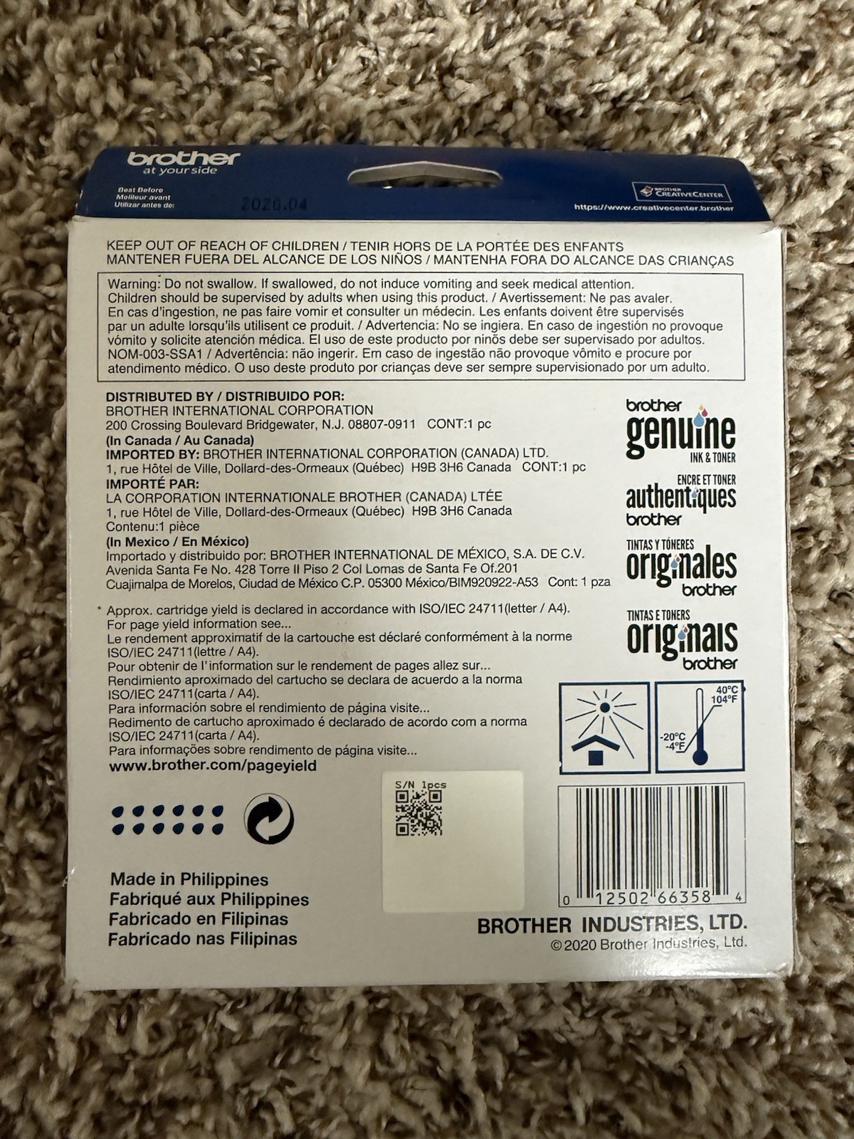 LC406XL Tank High-Yield Ink, Black, Yields approx. 6,000 pages