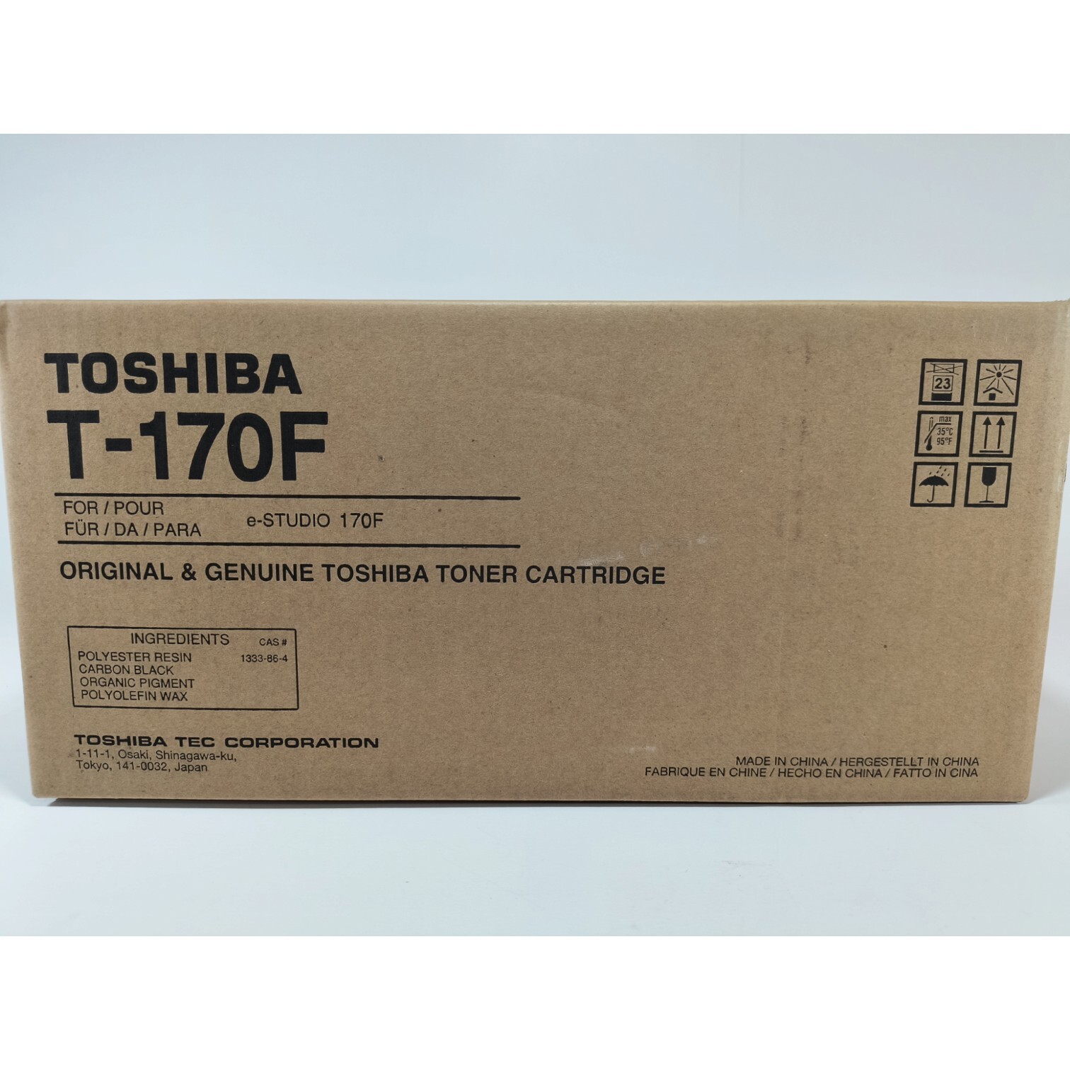 Toshiba Black Toner Cartridge T-170F New Original Genuine Yield 6,000 Pages