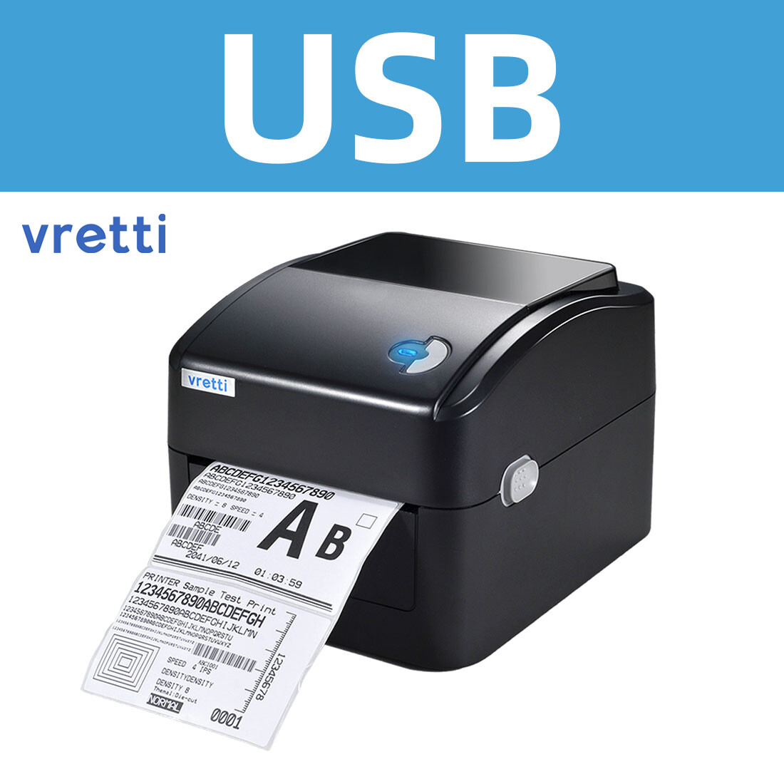 Thermal Shipping Label Printer 4×6 Cheap Printer for USPS UPS FedEx eBay Amazon