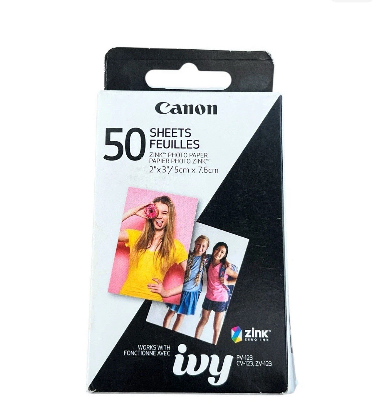 CANON 50 SHEETS ZINK PHOTO PAPER IVY ZERO INK