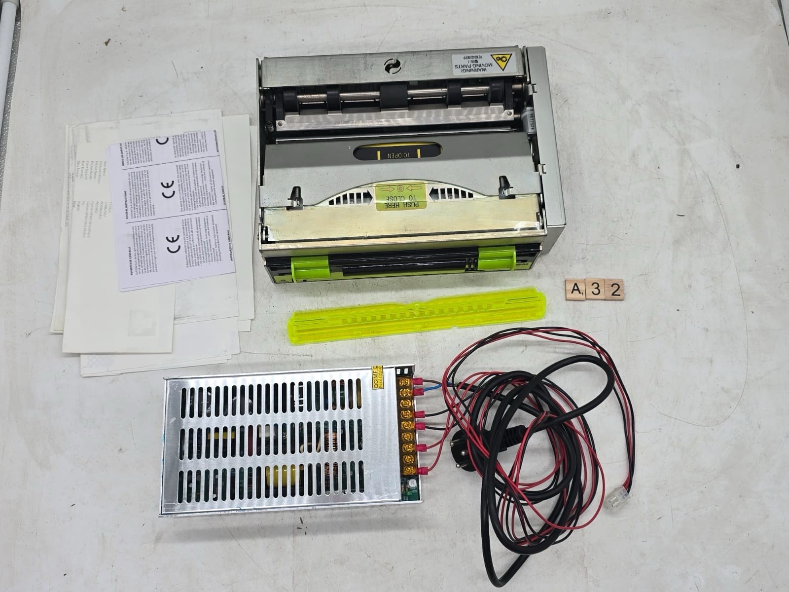 Custom KPM216H II Thermal Kiosk Printer A4 216mm 24V w/ PSU USB RS232 Industrial