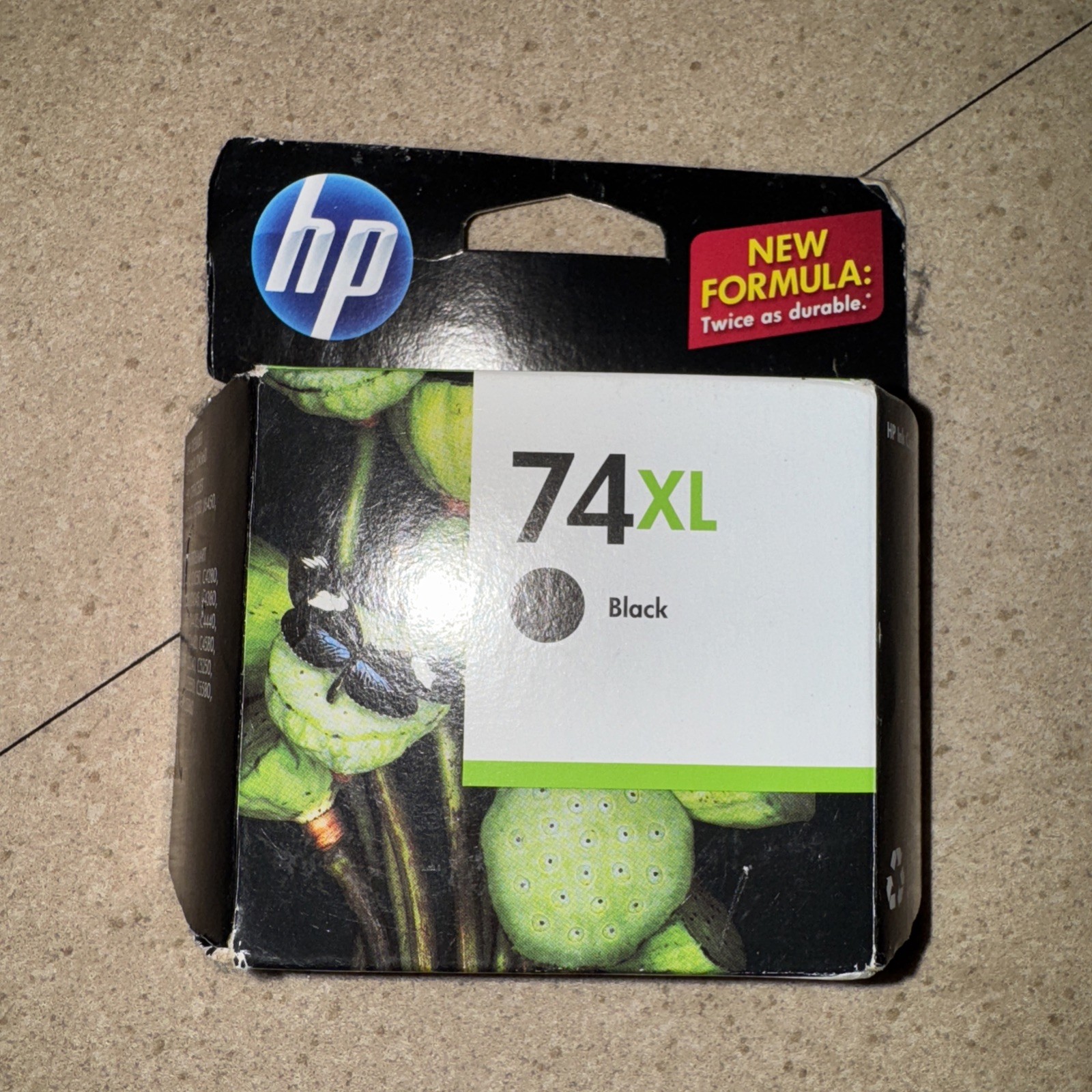 HP 74XL Black High Yield Ink Cartridge (CB336WN140) NEW SEALED 2011