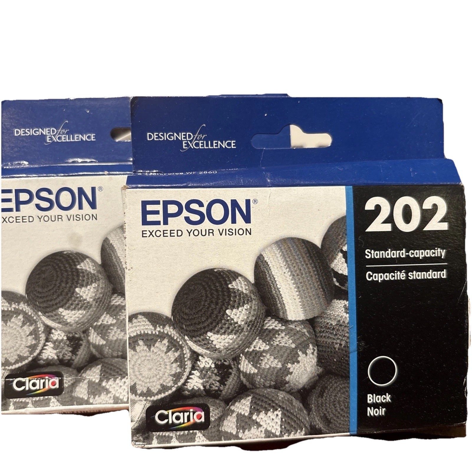 Epson 202 Black Ink Cartridge Exp 11/2026 & 05/2027 Genuine OEM NEW