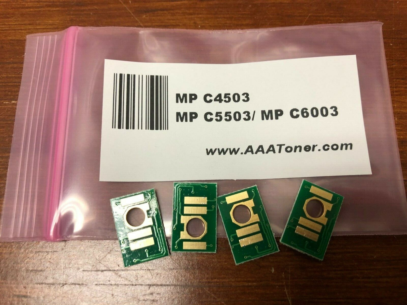 4 Toner Chip for Ricoh MP C4503, MP C5503, MP C6003 (841849 ~ 841850) Refill
