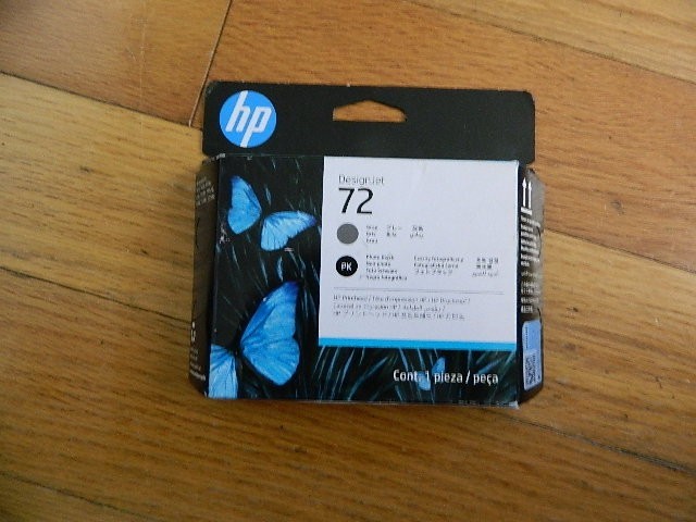 2021 Genuine HP #72 Gray/Photo Black Printhead DesignJet T610 T1100 C9380A SEALE