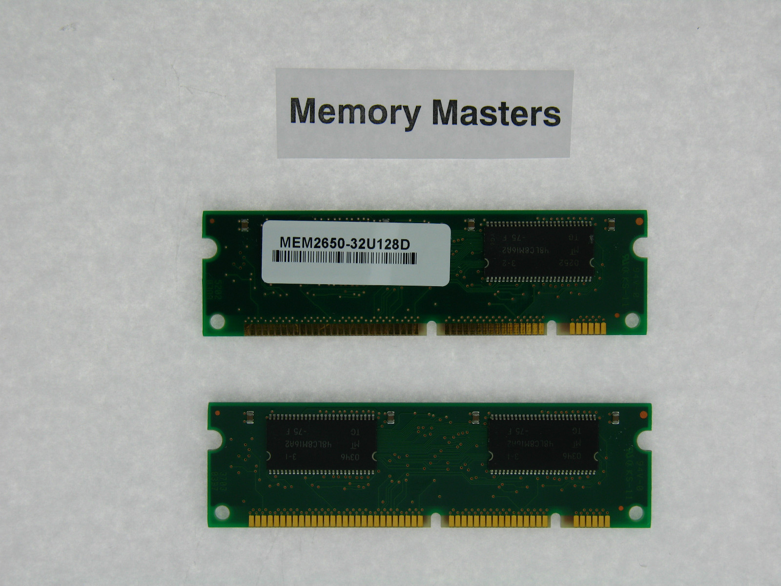 MEM2650-32U128D Two (2) 64MB ApprovedÂ Dram Flash Memory for Cisco 2650 Routers