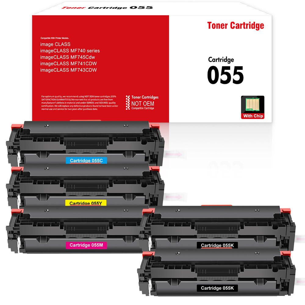 055 Toner Compatible With Canon 055 ImageCLASS MF743cdw MF741cdw LBP664cx LOT