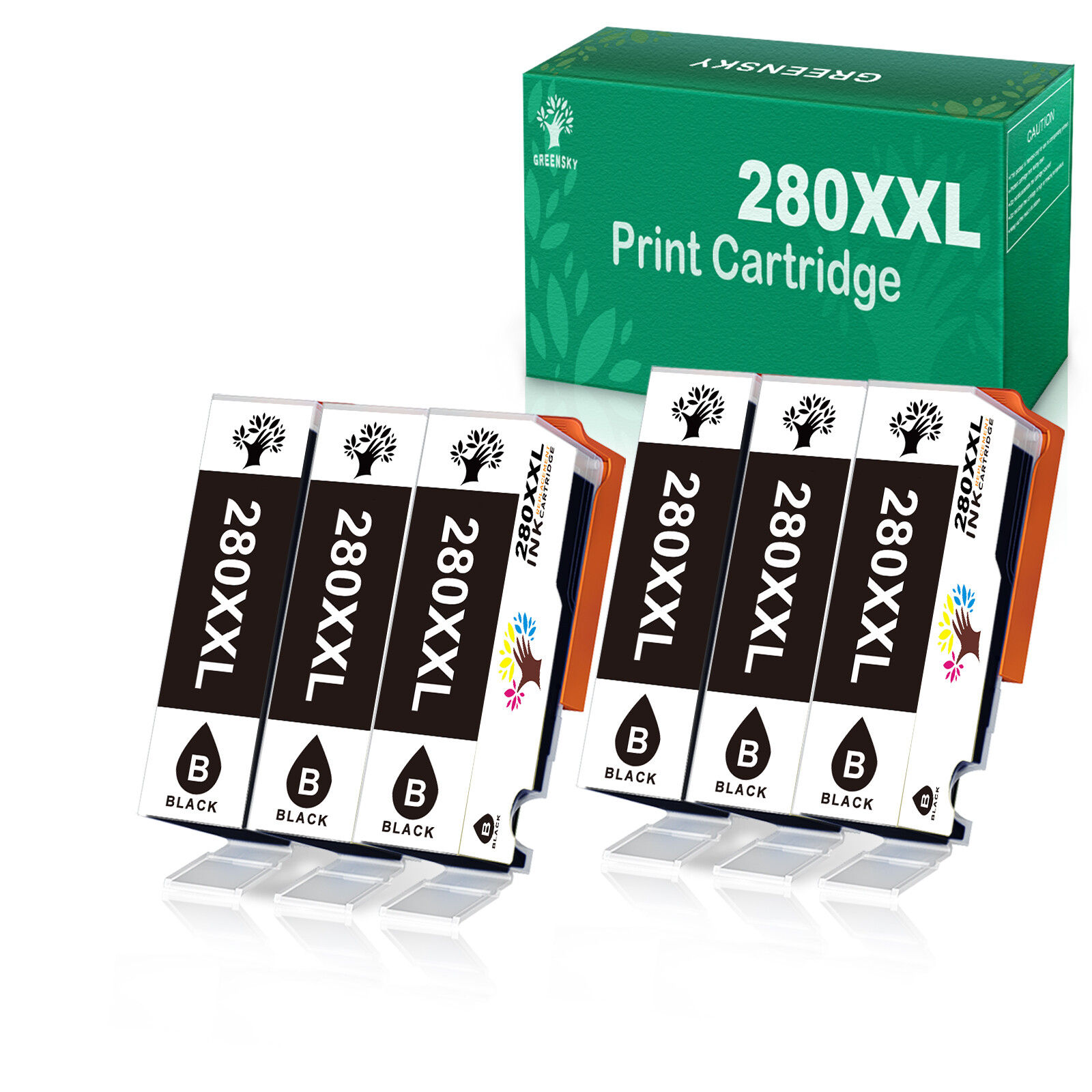 PGI-280XXL Ink Cartridge for Canon PIXMA TS6120 TS6220 TS8120 TR7520 Large Black