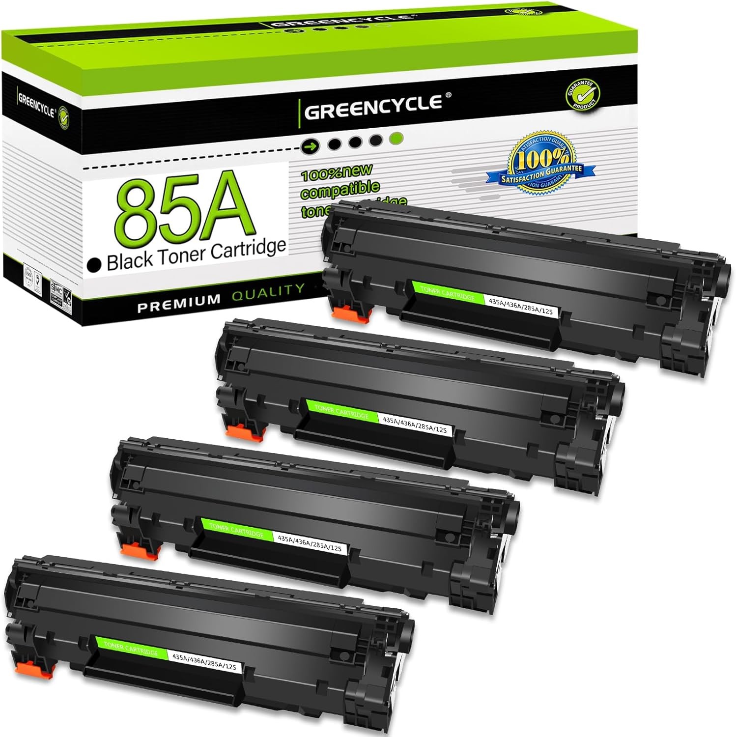 4PK Universal Toner for HP 85A CE285A CB435A CB436A P1102 P1102W P1005 P1006