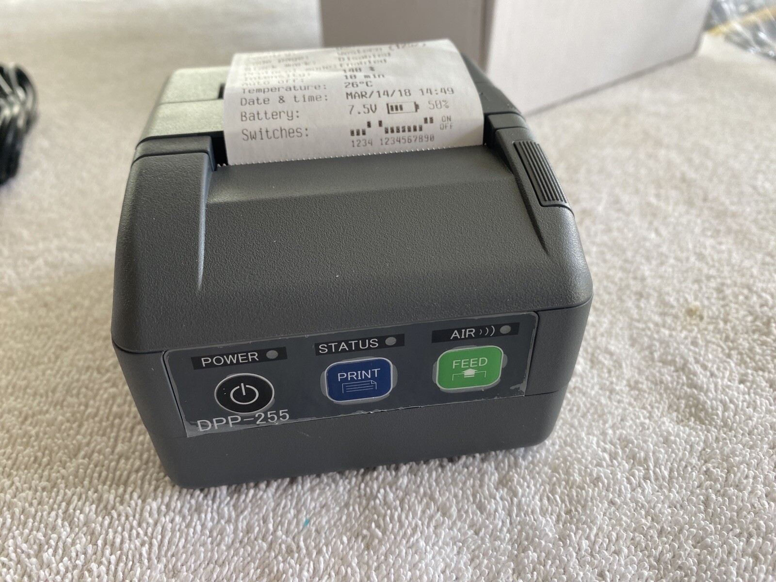 Mobile Bluetooth 2″ Thermal Receipt/Barcode/Label Printer – IPC/Datecs SPP-255