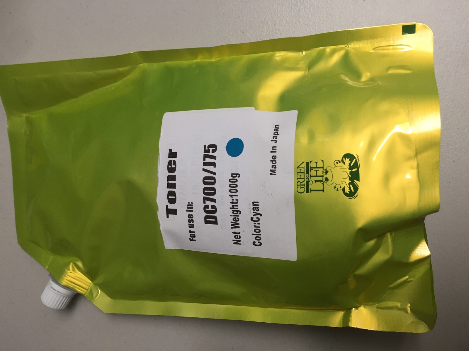 For Xerox Color 550/560/570 TONER POWDER, Refill+Chip 1KG/bag non-OEM CYAN