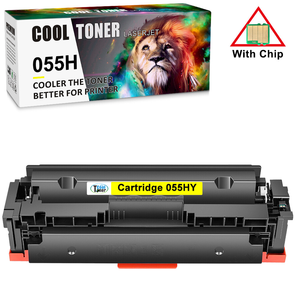 1PK Yellow Toner Compatible for Canon 055H ImageClass MF741Cdw MF743Cdw MF745Cdw