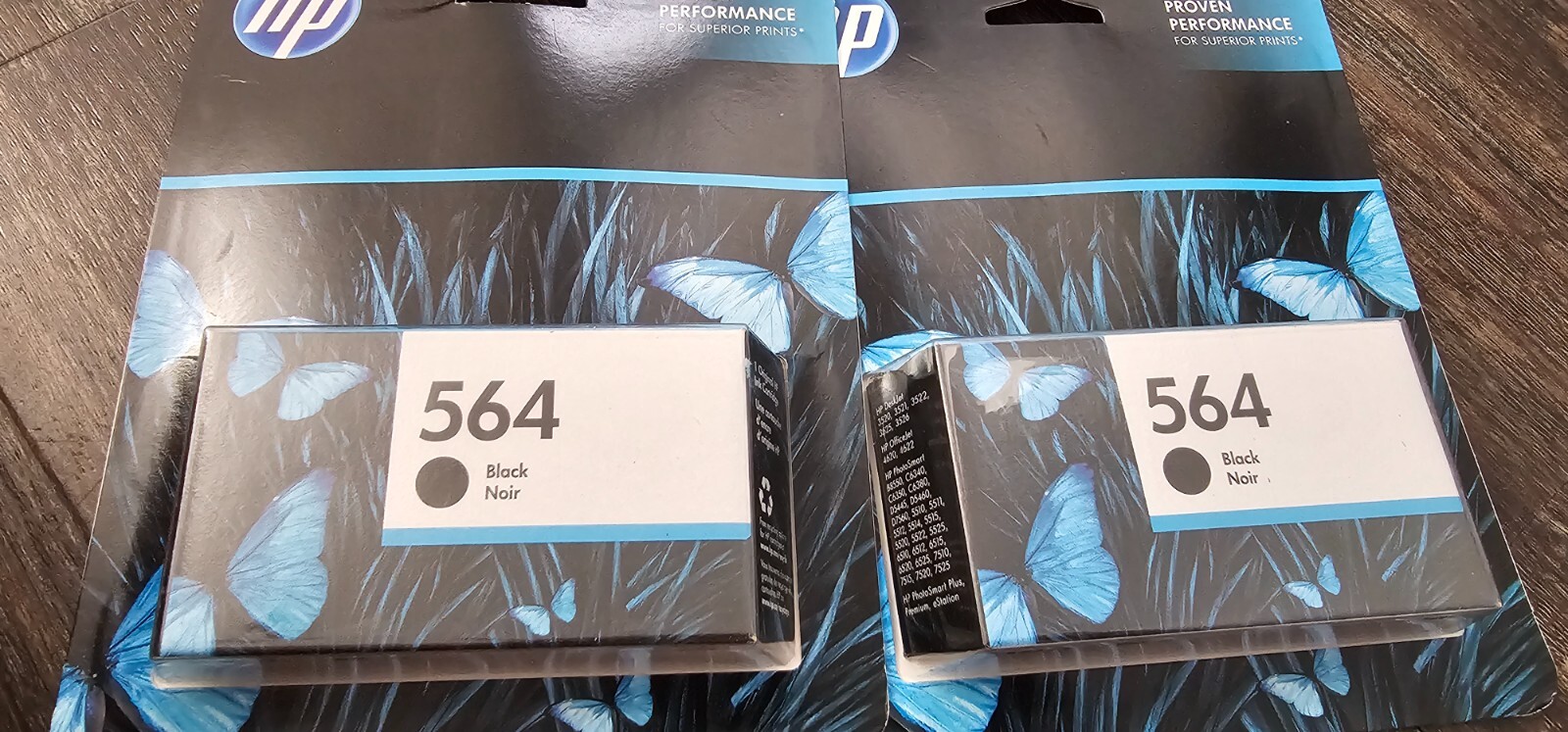 NEW GENUINE HP 564 Ink – Pack of 2 Catridges – Black