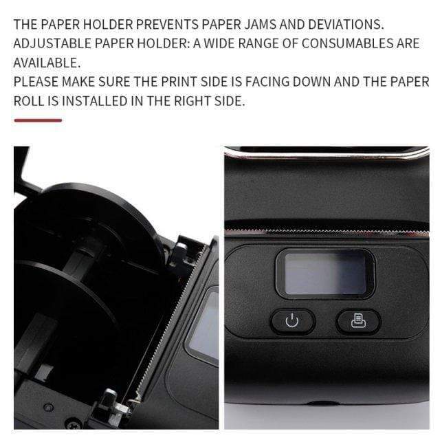 Phomemo M110 Label Maker Machine Thermal Bluetooth Mini Label Barcode Printer US