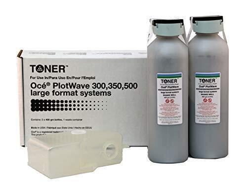 Toner for Oce Plotwave 300, 340, 345, 350, 360, 365, 500Toner, Black (2)