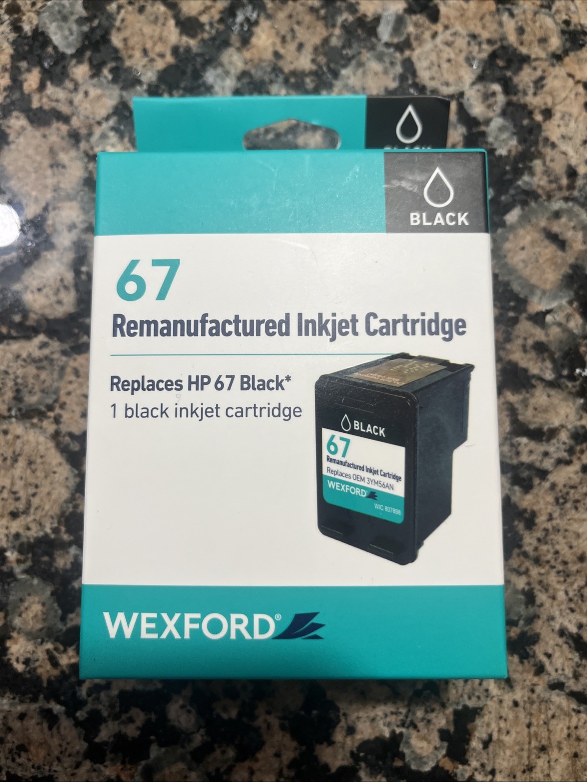 WEXFORD 67 Black Inkjet Cartridge Replacement HP Ink