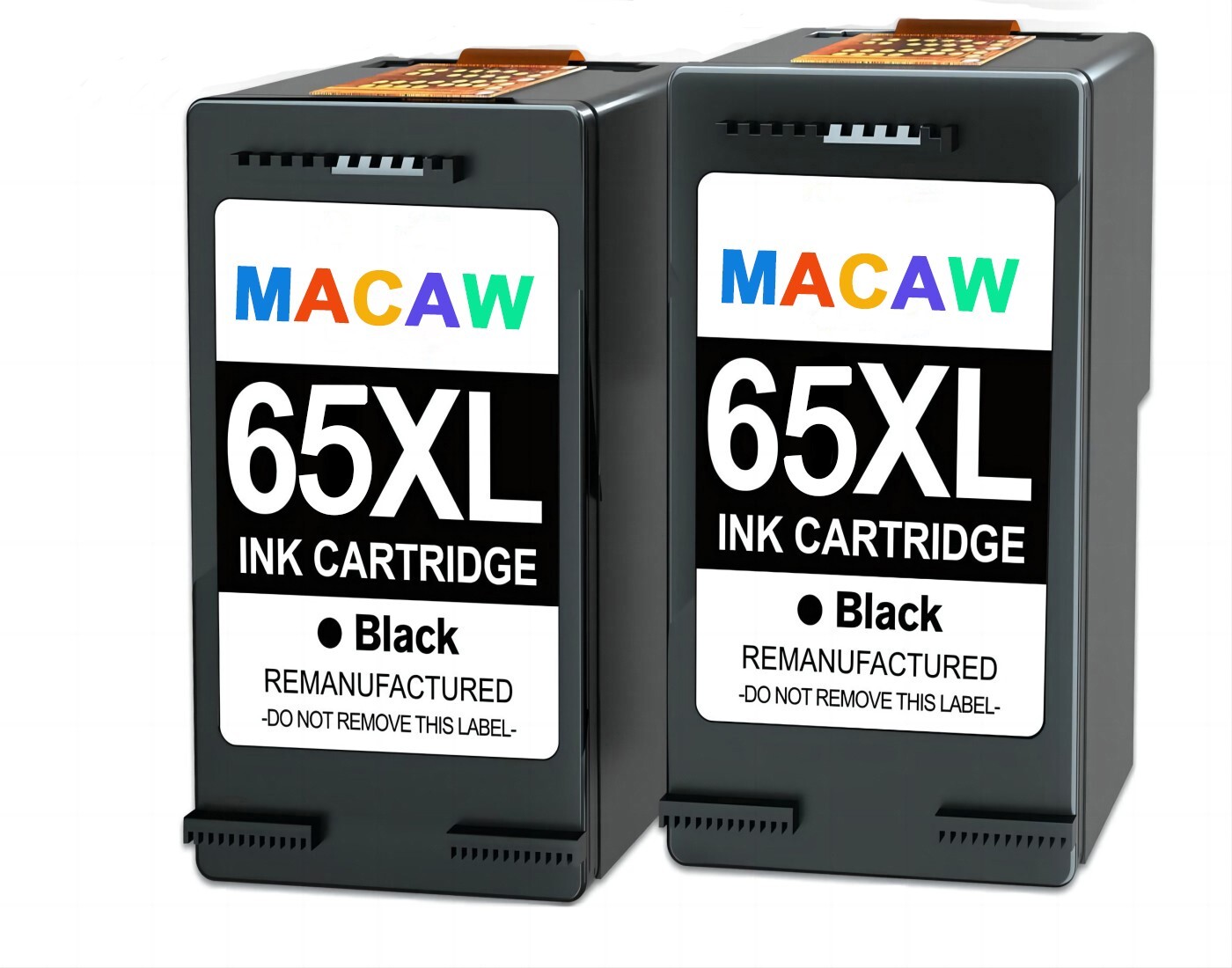 2 PK Black Ink Cartridge for HP 65 XL Deskjet 2622 2652 2655 3722 ENVY 5052 5055