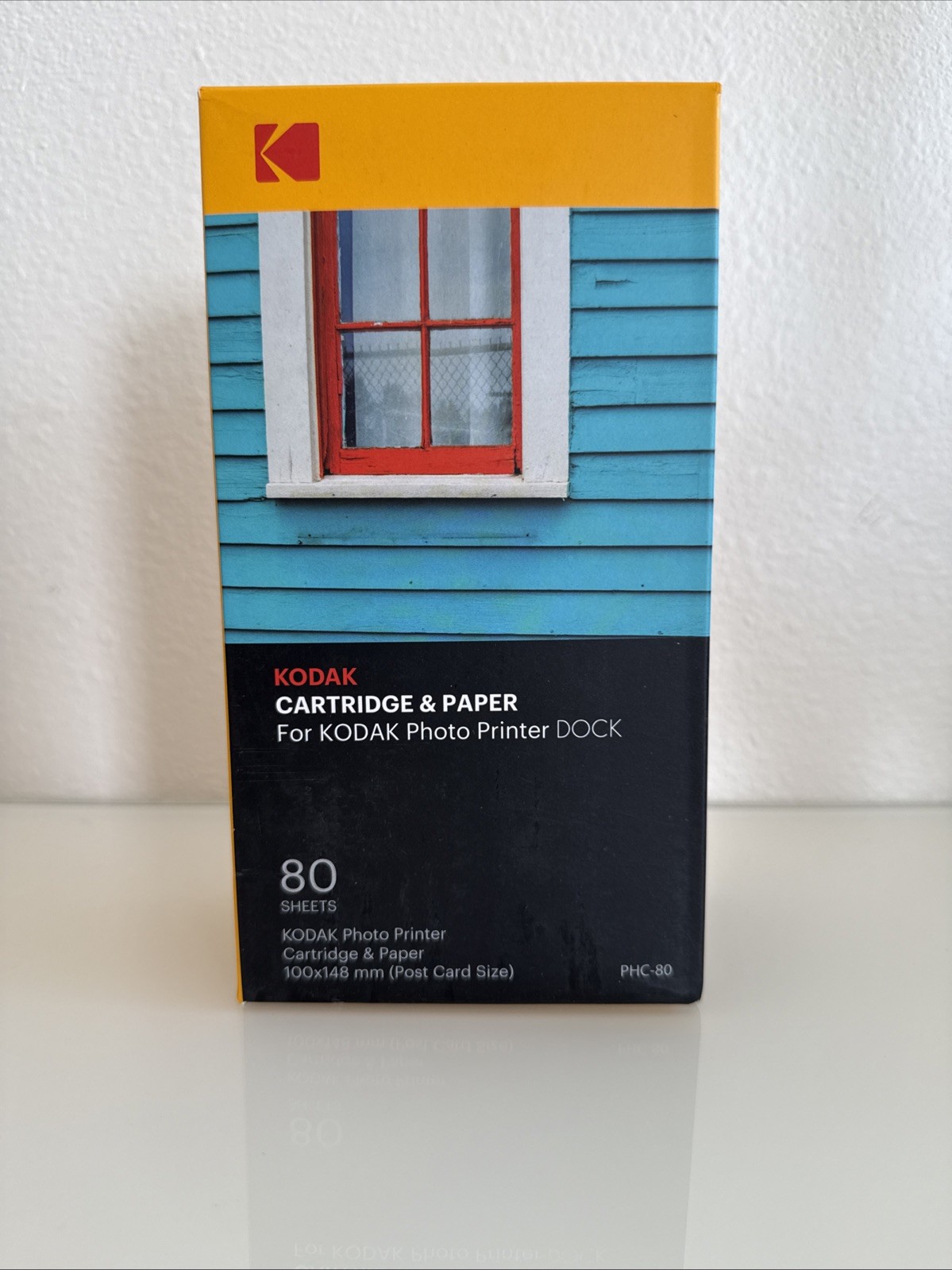 Kodak 1 Cartridge & 80 Sheets Paper For Kodak Printer Dock PHC-80 New Sealed